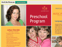 Tablet Screenshot of justlikemom.me